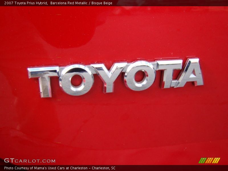 Barcelona Red Metallic / Bisque Beige 2007 Toyota Prius Hybrid