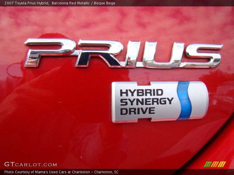Barcelona Red Metallic / Bisque Beige 2007 Toyota Prius Hybrid
