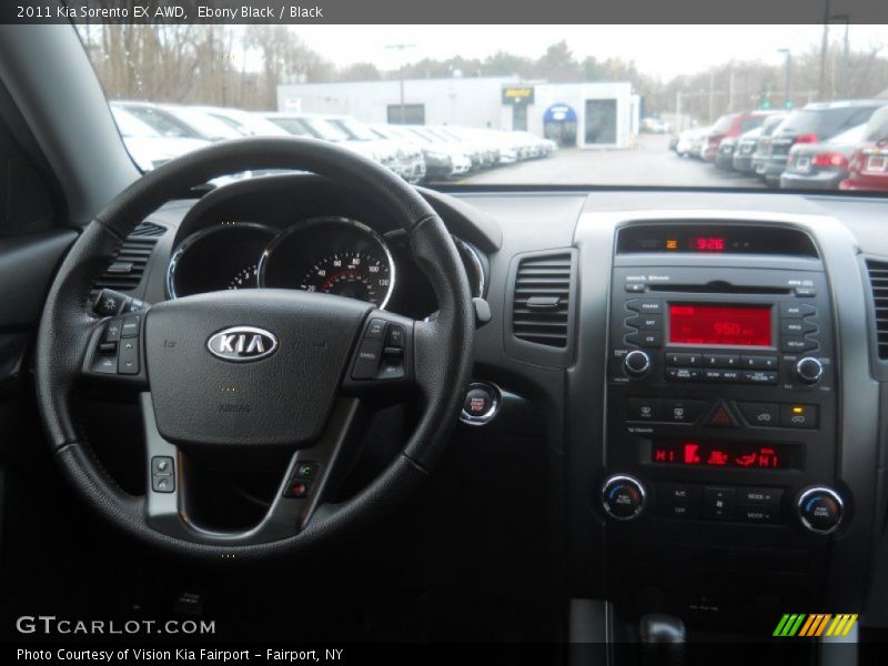 Ebony Black / Black 2011 Kia Sorento EX AWD