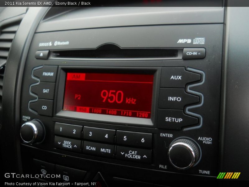 Ebony Black / Black 2011 Kia Sorento EX AWD