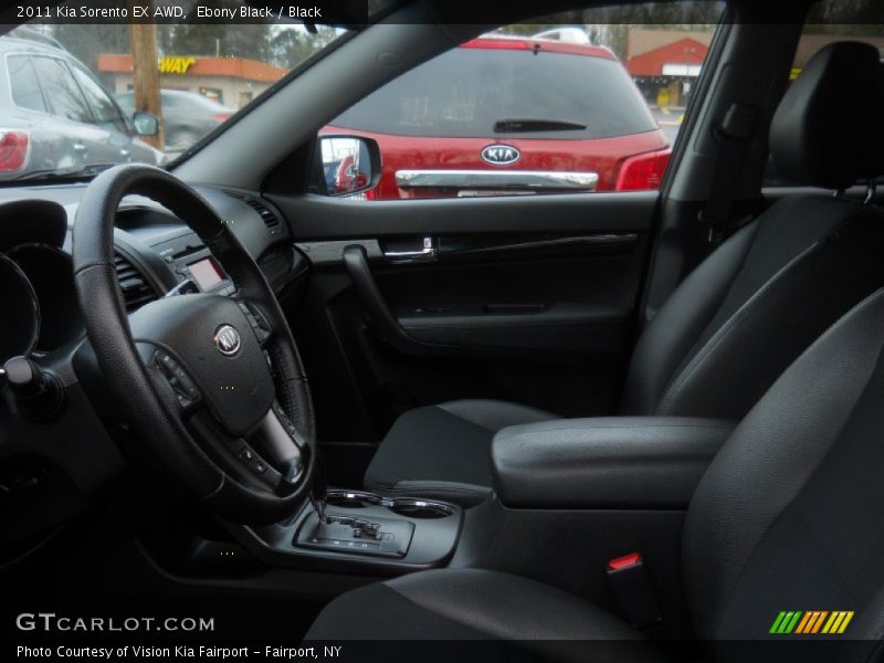 Ebony Black / Black 2011 Kia Sorento EX AWD