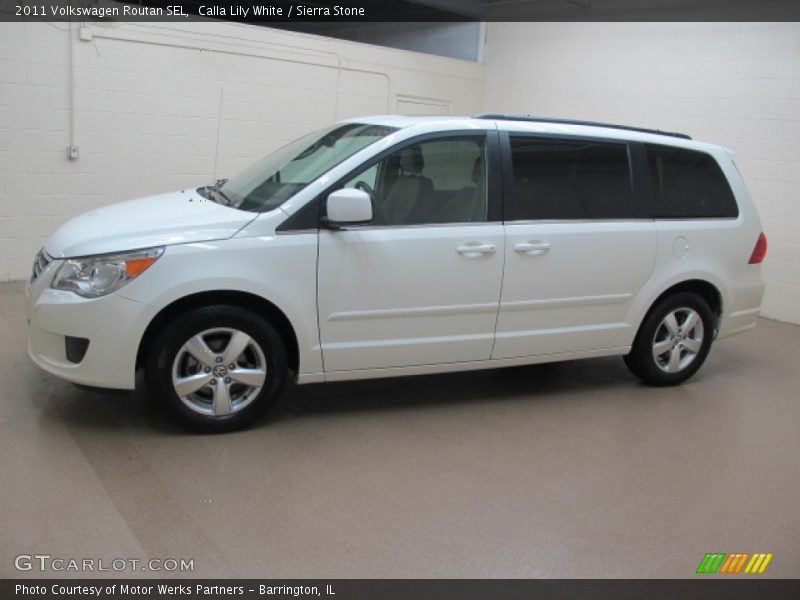 Calla Lily White / Sierra Stone 2011 Volkswagen Routan SEL