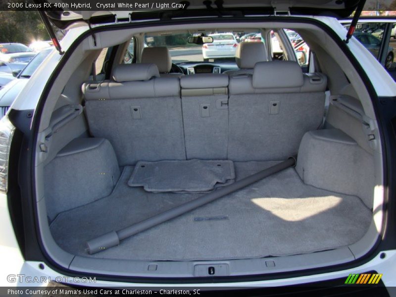 Crystal White Pearl / Light Gray 2006 Lexus RX 400h Hybrid