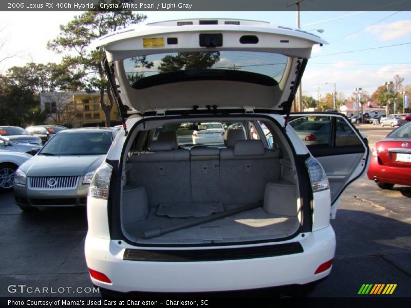 Crystal White Pearl / Light Gray 2006 Lexus RX 400h Hybrid