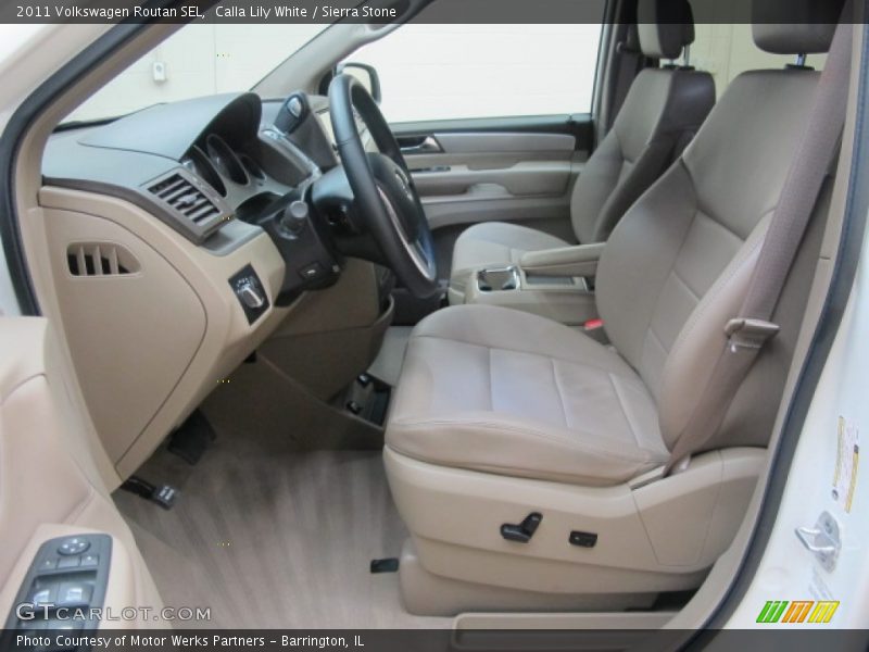 Calla Lily White / Sierra Stone 2011 Volkswagen Routan SEL