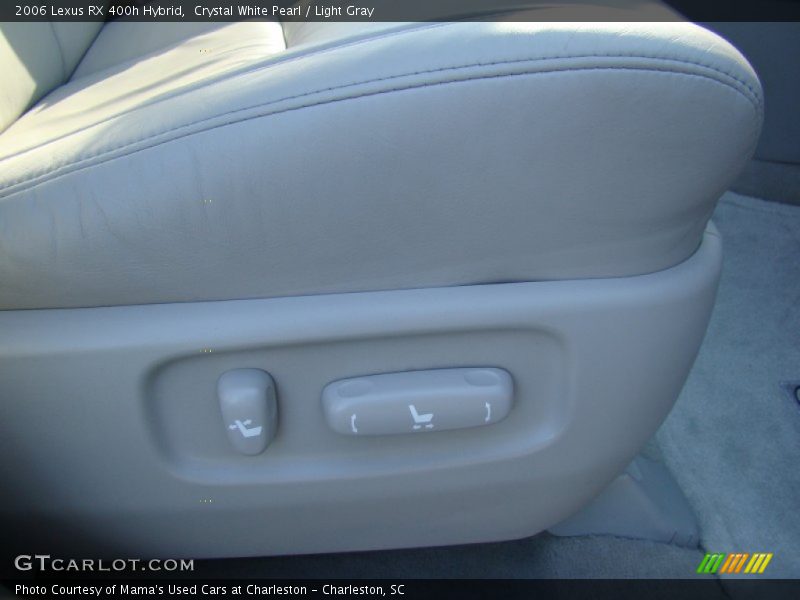 Crystal White Pearl / Light Gray 2006 Lexus RX 400h Hybrid