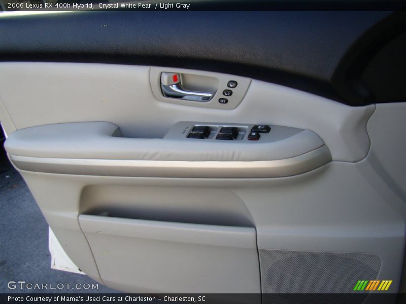 Crystal White Pearl / Light Gray 2006 Lexus RX 400h Hybrid