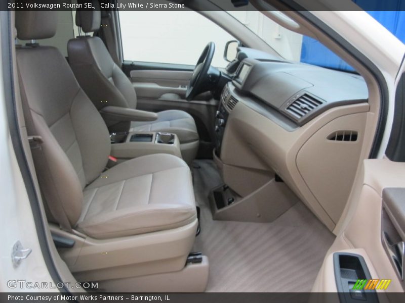 Calla Lily White / Sierra Stone 2011 Volkswagen Routan SEL