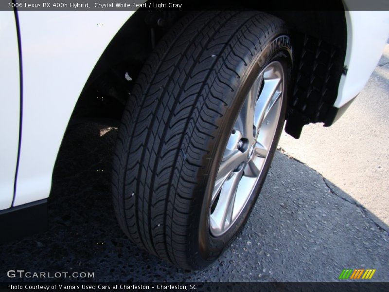 Crystal White Pearl / Light Gray 2006 Lexus RX 400h Hybrid