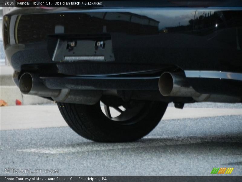 Obsidian Black / Black/Red 2006 Hyundai Tiburon GT