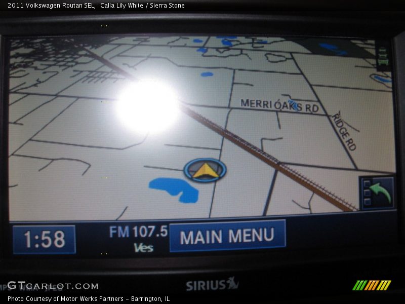 Calla Lily White / Sierra Stone 2011 Volkswagen Routan SEL