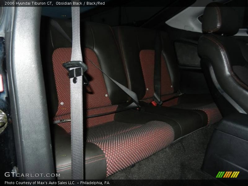 Obsidian Black / Black/Red 2006 Hyundai Tiburon GT