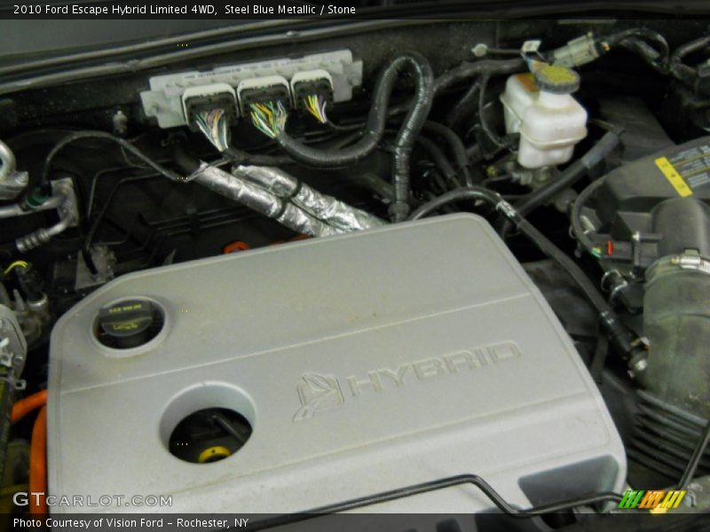  2010 Escape Hybrid Limited 4WD Engine - 2.5 Liter DOHC 16-Valve Duratec Atkinson-Cycle 4 Cylinder Gasoline/Electric Hybrid