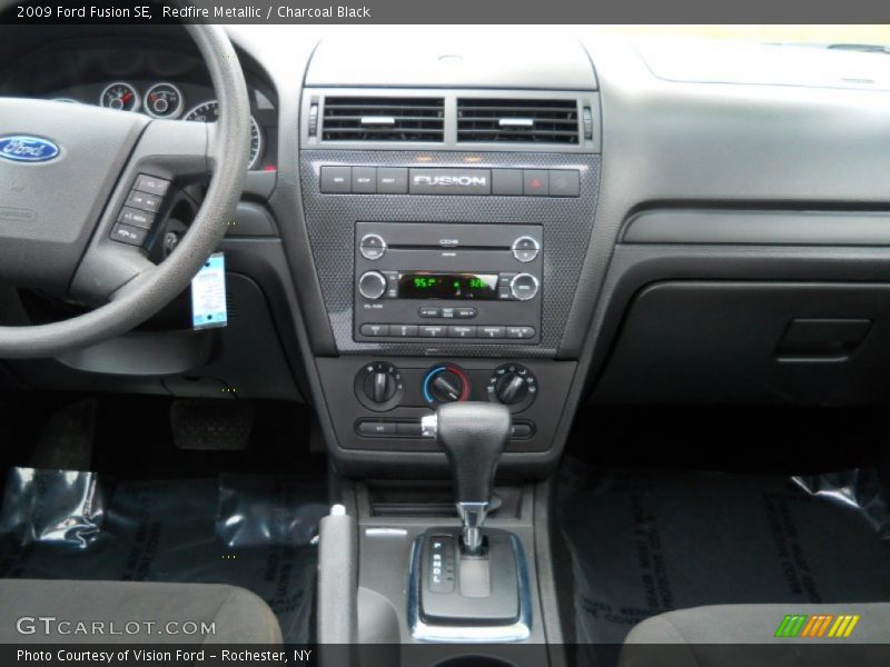 Redfire Metallic / Charcoal Black 2009 Ford Fusion SE