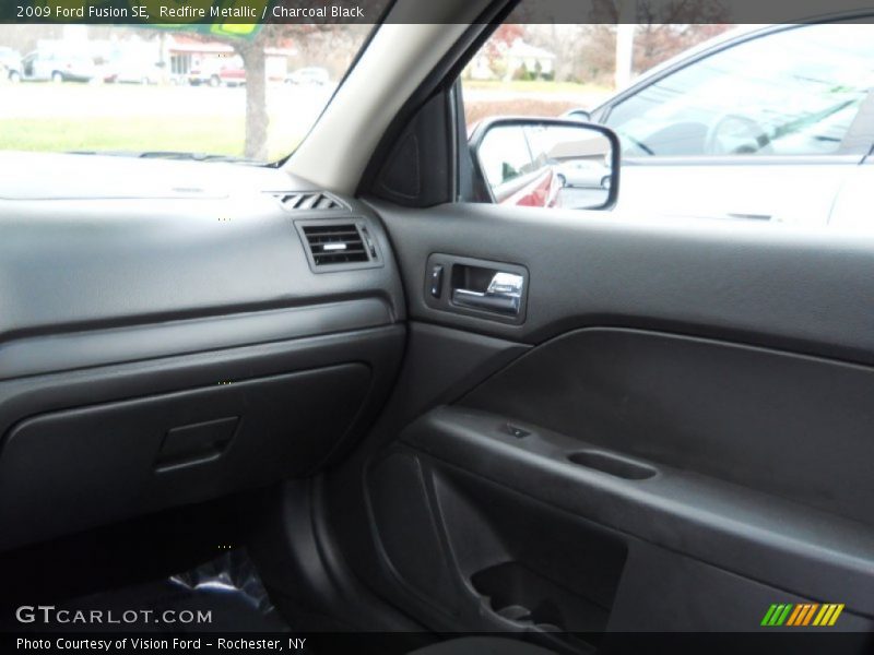Redfire Metallic / Charcoal Black 2009 Ford Fusion SE