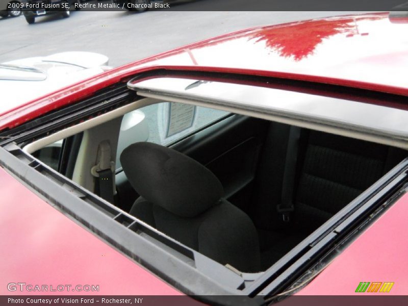 Redfire Metallic / Charcoal Black 2009 Ford Fusion SE