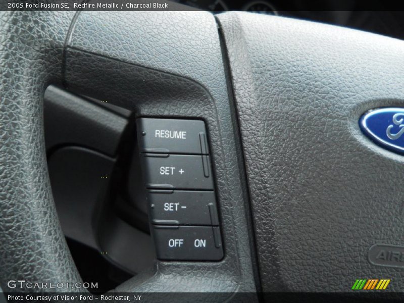 Redfire Metallic / Charcoal Black 2009 Ford Fusion SE