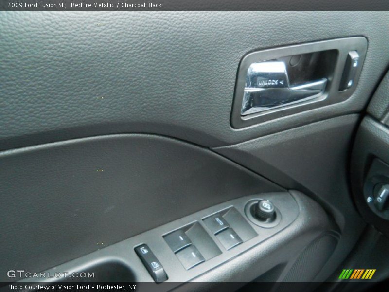 Redfire Metallic / Charcoal Black 2009 Ford Fusion SE