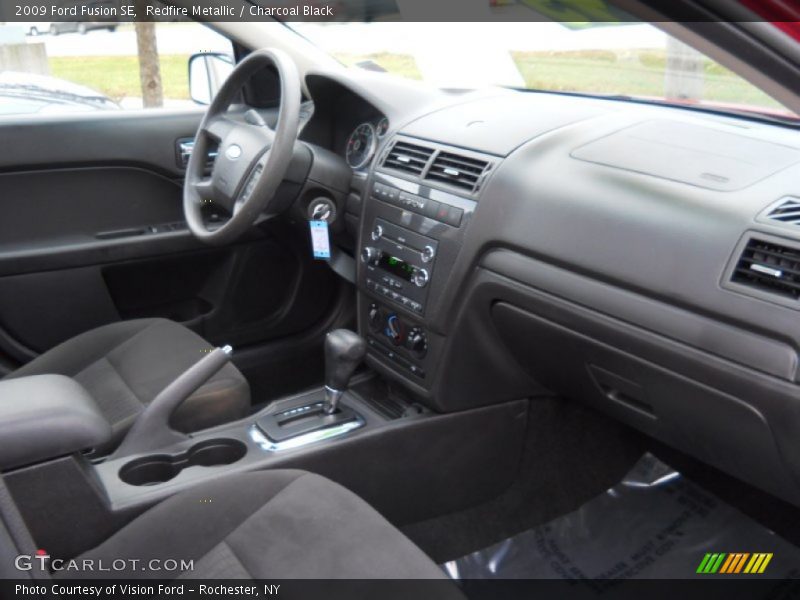 Redfire Metallic / Charcoal Black 2009 Ford Fusion SE