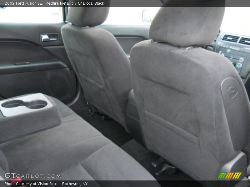 Redfire Metallic / Charcoal Black 2009 Ford Fusion SE