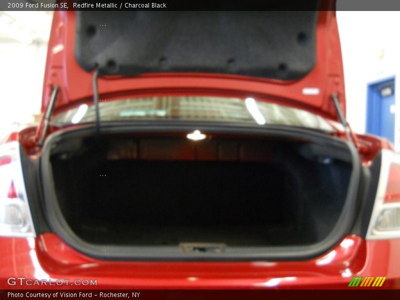 Redfire Metallic / Charcoal Black 2009 Ford Fusion SE