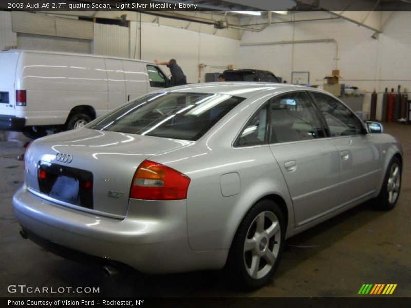Light Silver Metallic / Ebony 2003 Audi A6 2.7T quattro Sedan