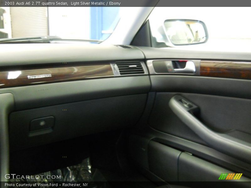 Light Silver Metallic / Ebony 2003 Audi A6 2.7T quattro Sedan