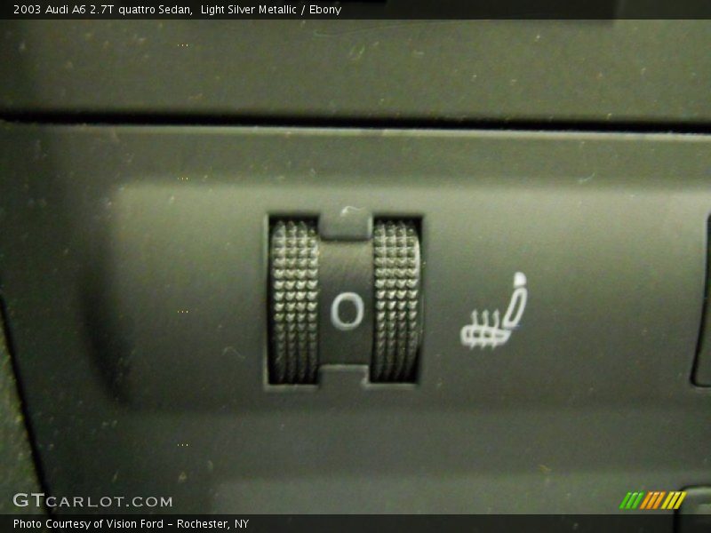 Light Silver Metallic / Ebony 2003 Audi A6 2.7T quattro Sedan