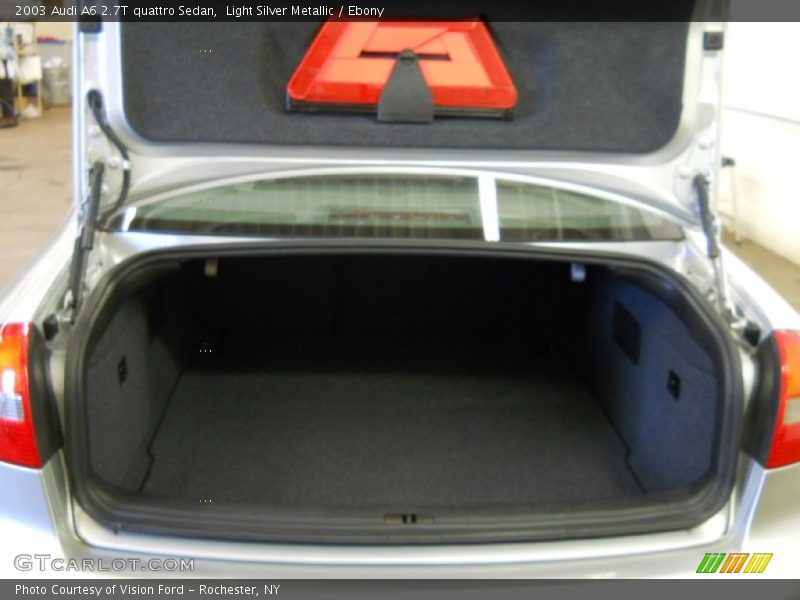 Light Silver Metallic / Ebony 2003 Audi A6 2.7T quattro Sedan