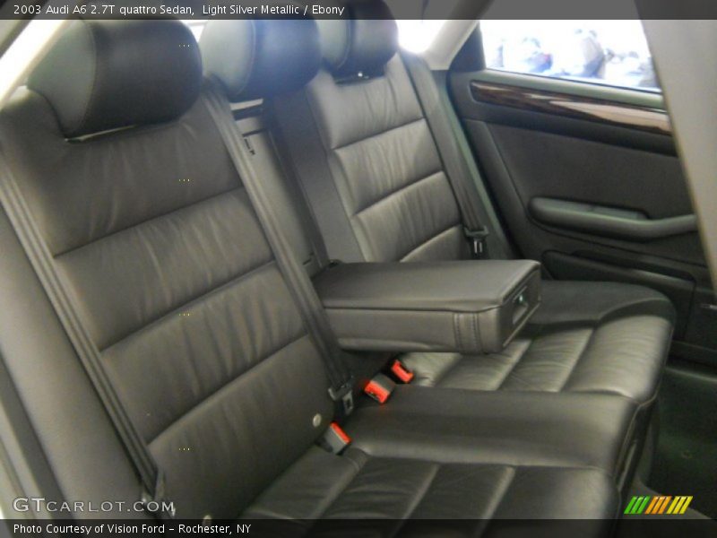 Light Silver Metallic / Ebony 2003 Audi A6 2.7T quattro Sedan