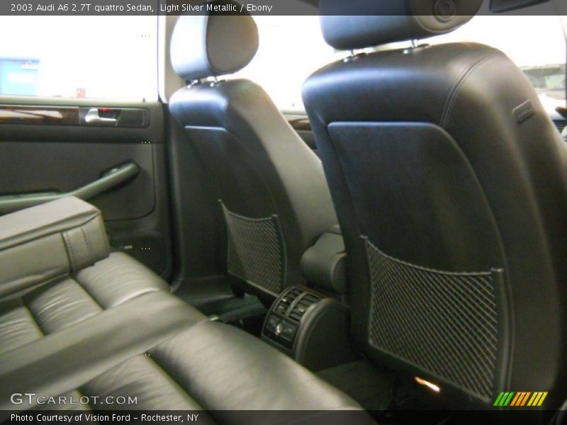 Light Silver Metallic / Ebony 2003 Audi A6 2.7T quattro Sedan