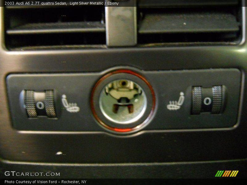 Light Silver Metallic / Ebony 2003 Audi A6 2.7T quattro Sedan