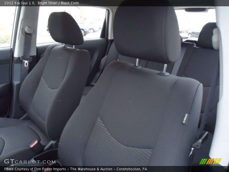 Bright Silver / Black Cloth 2012 Kia Soul 1.6