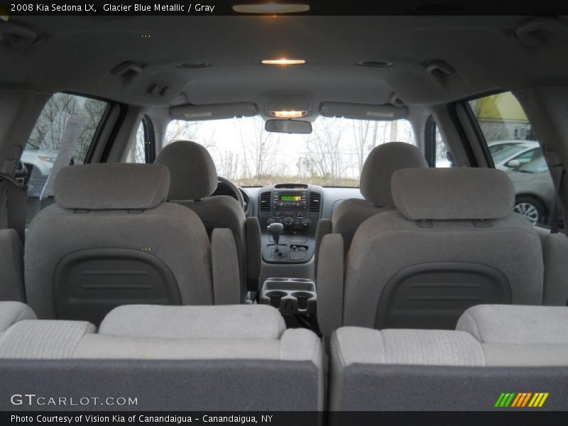 Glacier Blue Metallic / Gray 2008 Kia Sedona LX