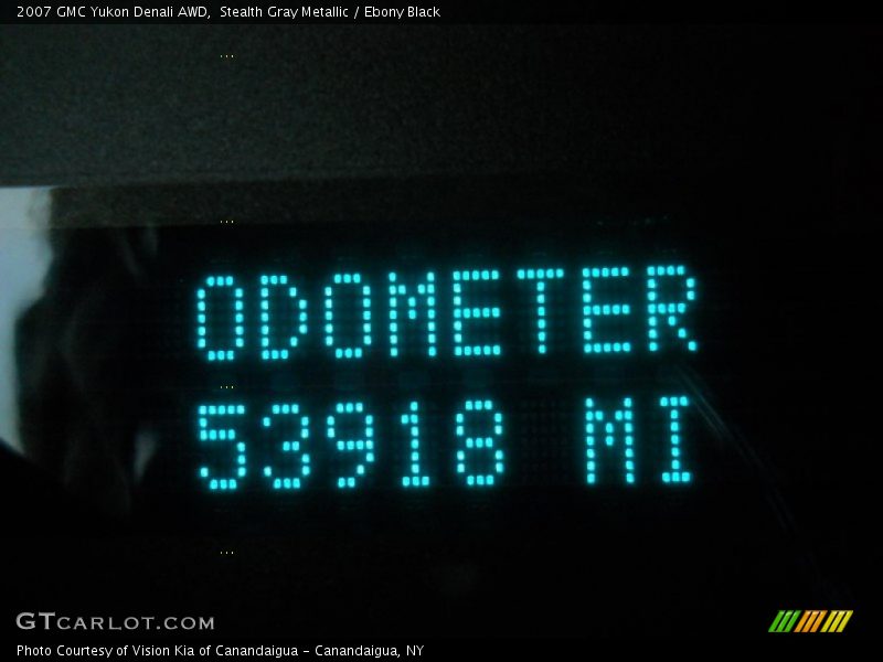 Stealth Gray Metallic / Ebony Black 2007 GMC Yukon Denali AWD