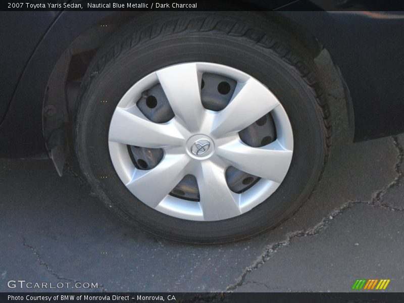 Nautical Blue Metallic / Dark Charcoal 2007 Toyota Yaris Sedan