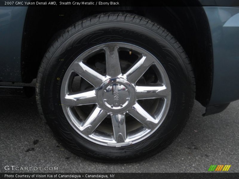 Stealth Gray Metallic / Ebony Black 2007 GMC Yukon Denali AWD