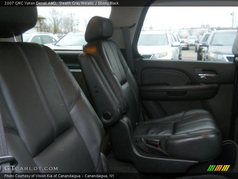Stealth Gray Metallic / Ebony Black 2007 GMC Yukon Denali AWD