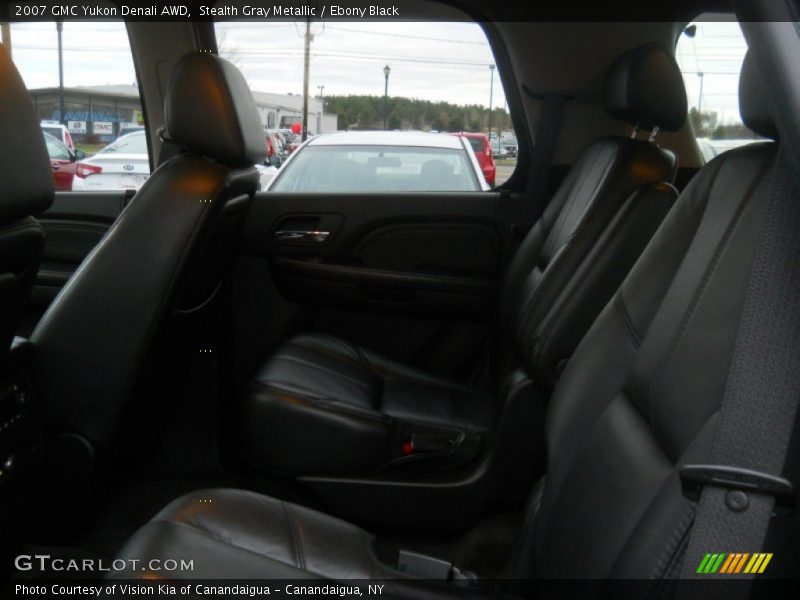 Stealth Gray Metallic / Ebony Black 2007 GMC Yukon Denali AWD