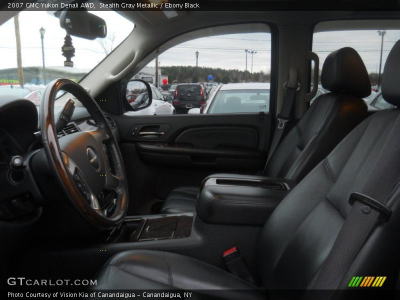 Stealth Gray Metallic / Ebony Black 2007 GMC Yukon Denali AWD