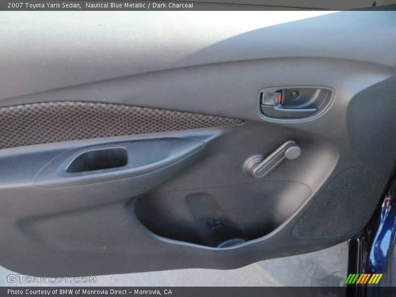 Nautical Blue Metallic / Dark Charcoal 2007 Toyota Yaris Sedan