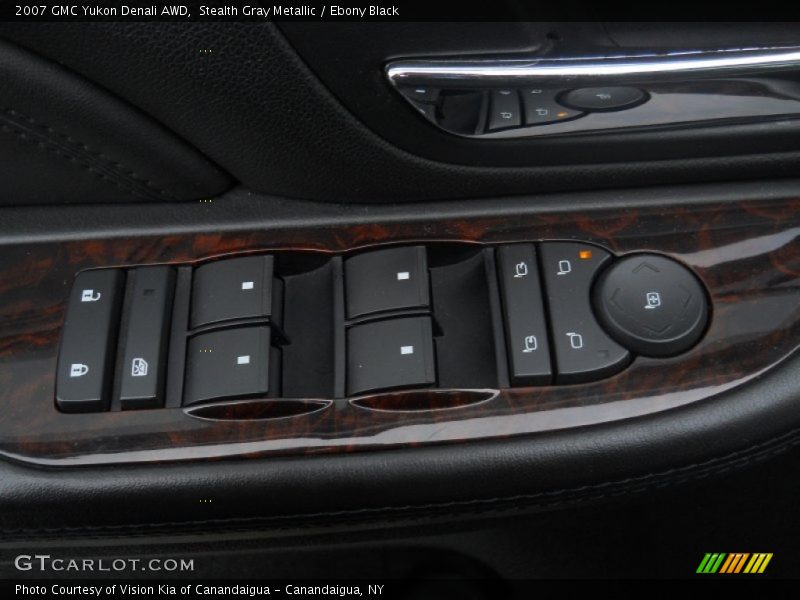 Stealth Gray Metallic / Ebony Black 2007 GMC Yukon Denali AWD