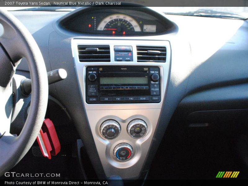 Nautical Blue Metallic / Dark Charcoal 2007 Toyota Yaris Sedan