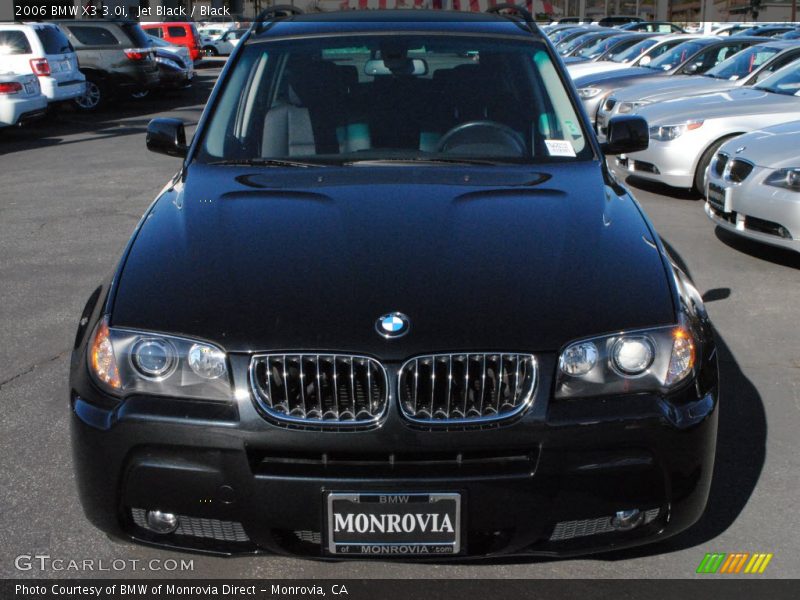 Jet Black / Black 2006 BMW X3 3.0i