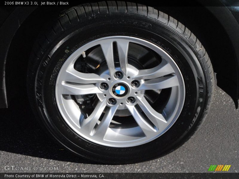 Jet Black / Black 2006 BMW X3 3.0i