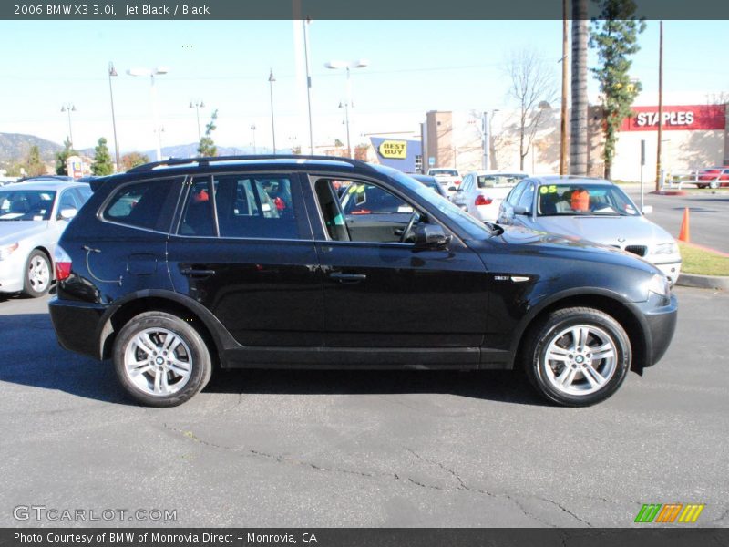 Jet Black / Black 2006 BMW X3 3.0i