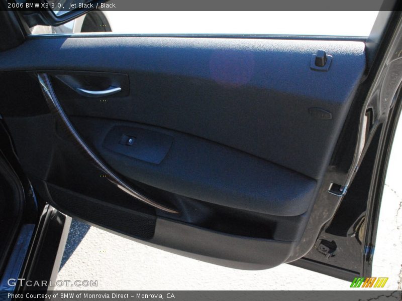 Jet Black / Black 2006 BMW X3 3.0i