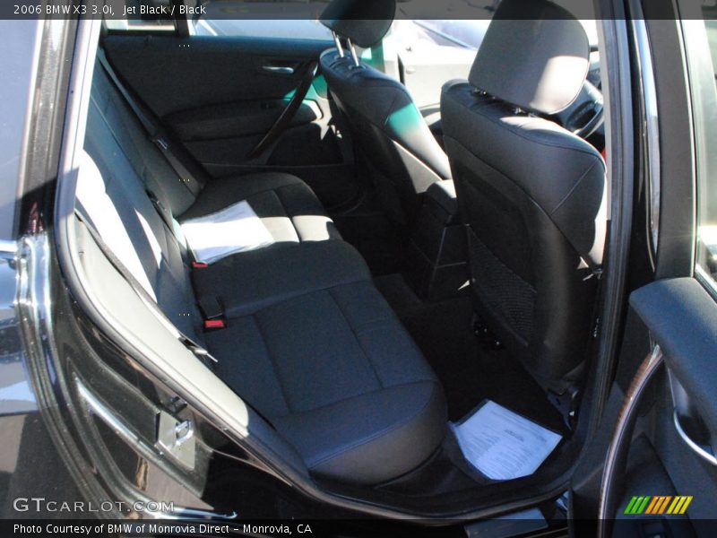 Jet Black / Black 2006 BMW X3 3.0i
