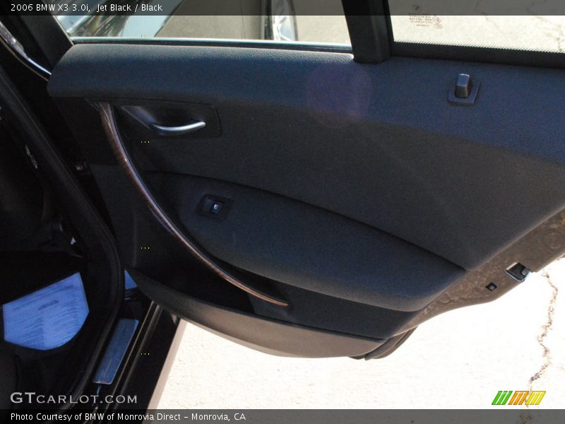 Jet Black / Black 2006 BMW X3 3.0i