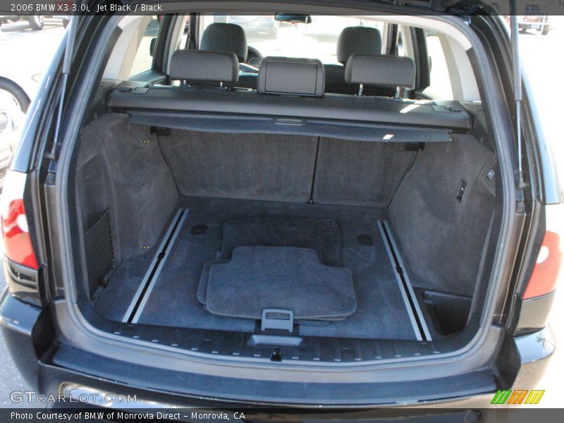 Jet Black / Black 2006 BMW X3 3.0i